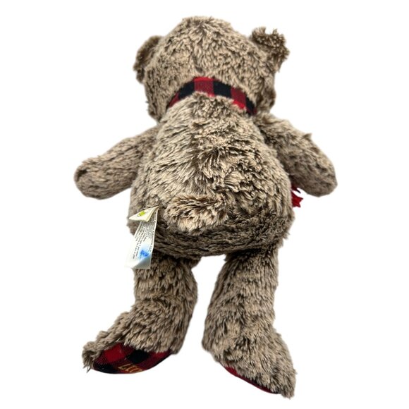 Animal Adventure Plush Teddy Bear Checker Scarf '17 Edition 12" Stuffed Animal - Picture 8 of 12